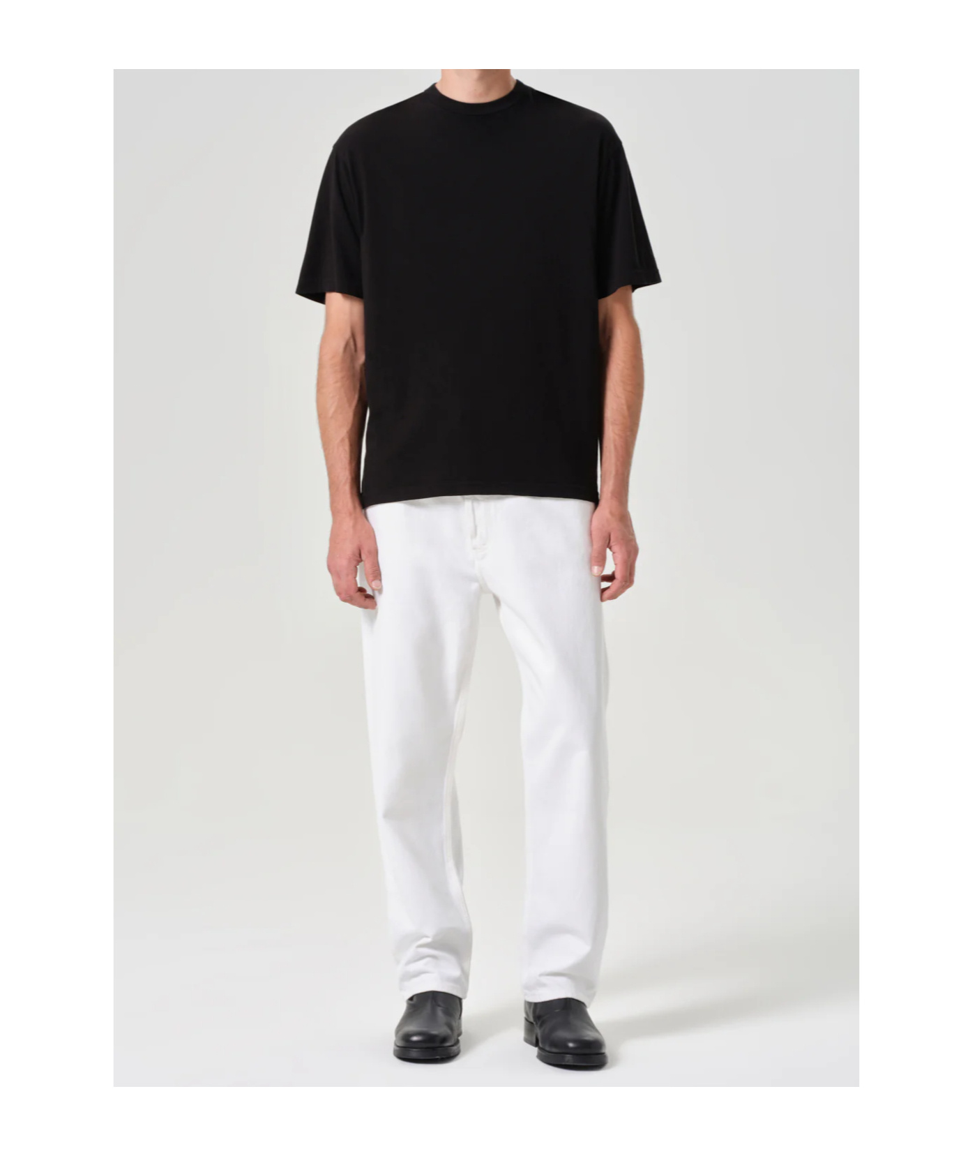 Agolde White Jeans In Regenerated Denim In White