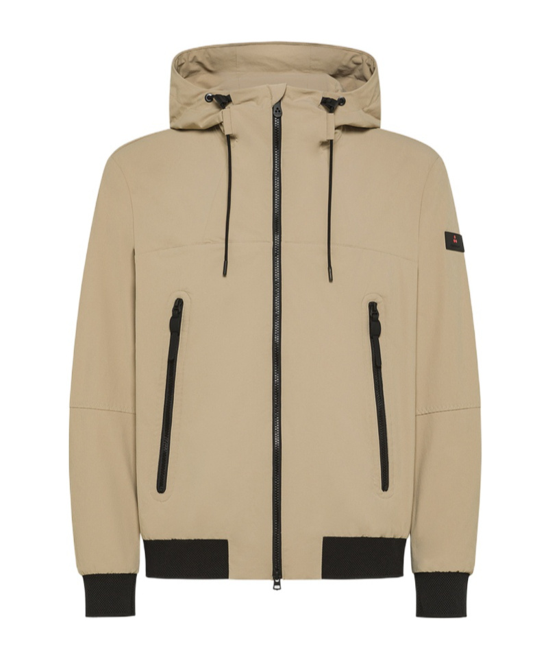 Peuterey Stretch Nylon Sports Jacket In Amaretto