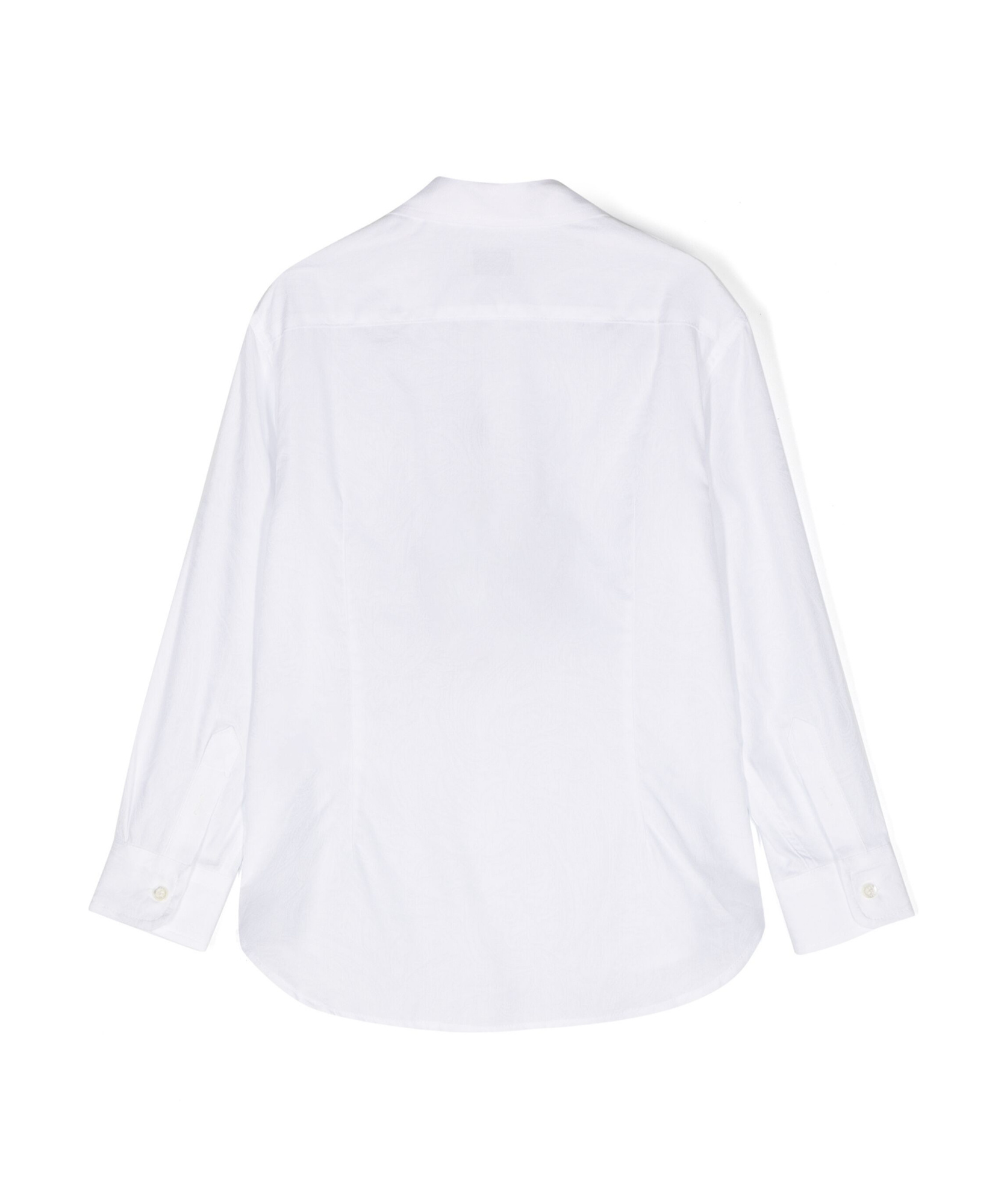 Etro Pegaso-embroidered Button-up Shirt In White