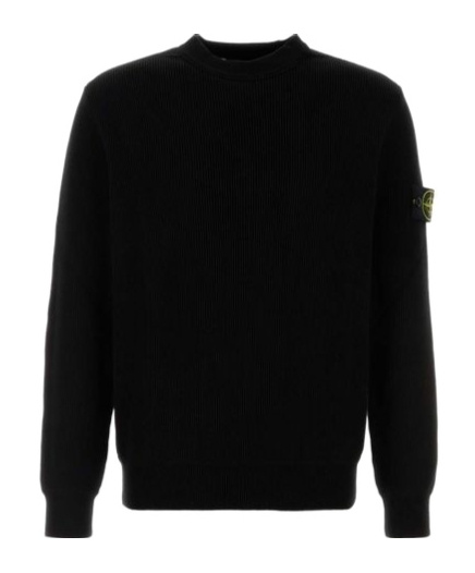 Stone Island Sweaters In Black