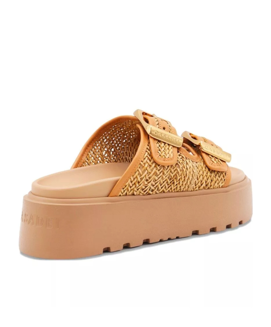 Casadei Interwovened Open Toe Sandals