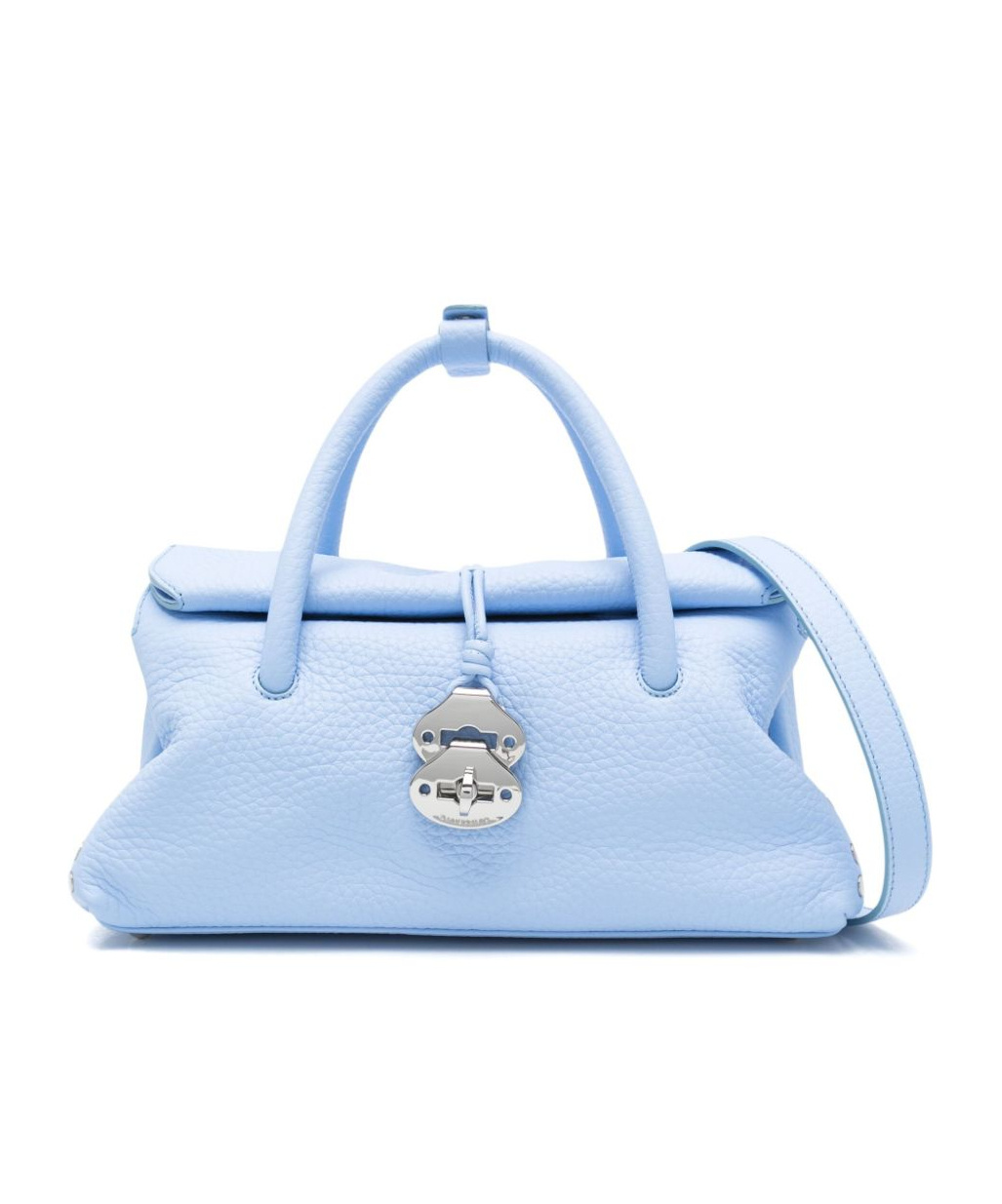 Zanellato Double Handle Shoulder Bag In Blue