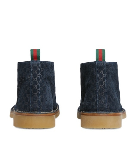 Gucci Men's Ankle Boot With Web