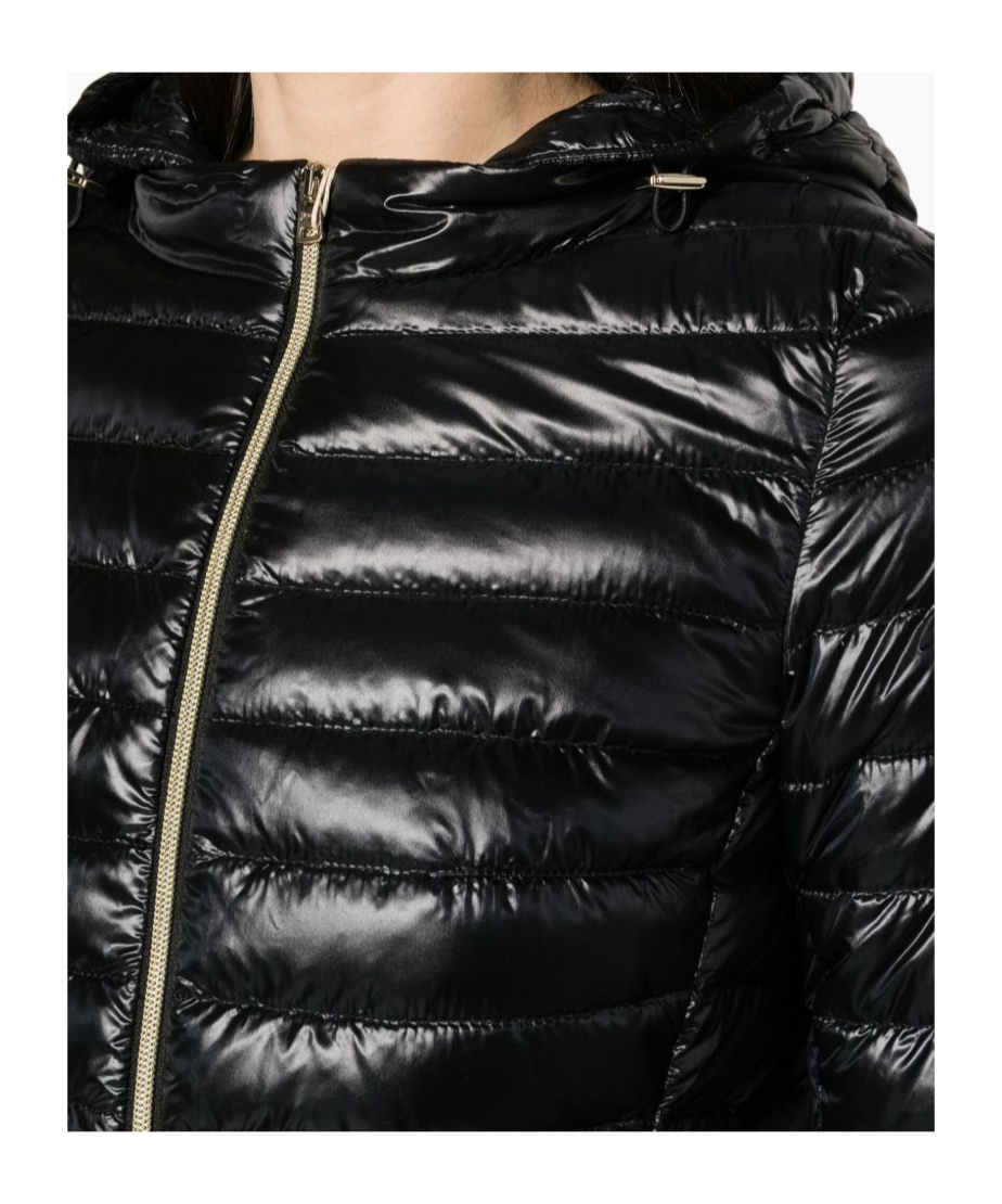 Herno Angela Quilted Puffer Jacket In Black