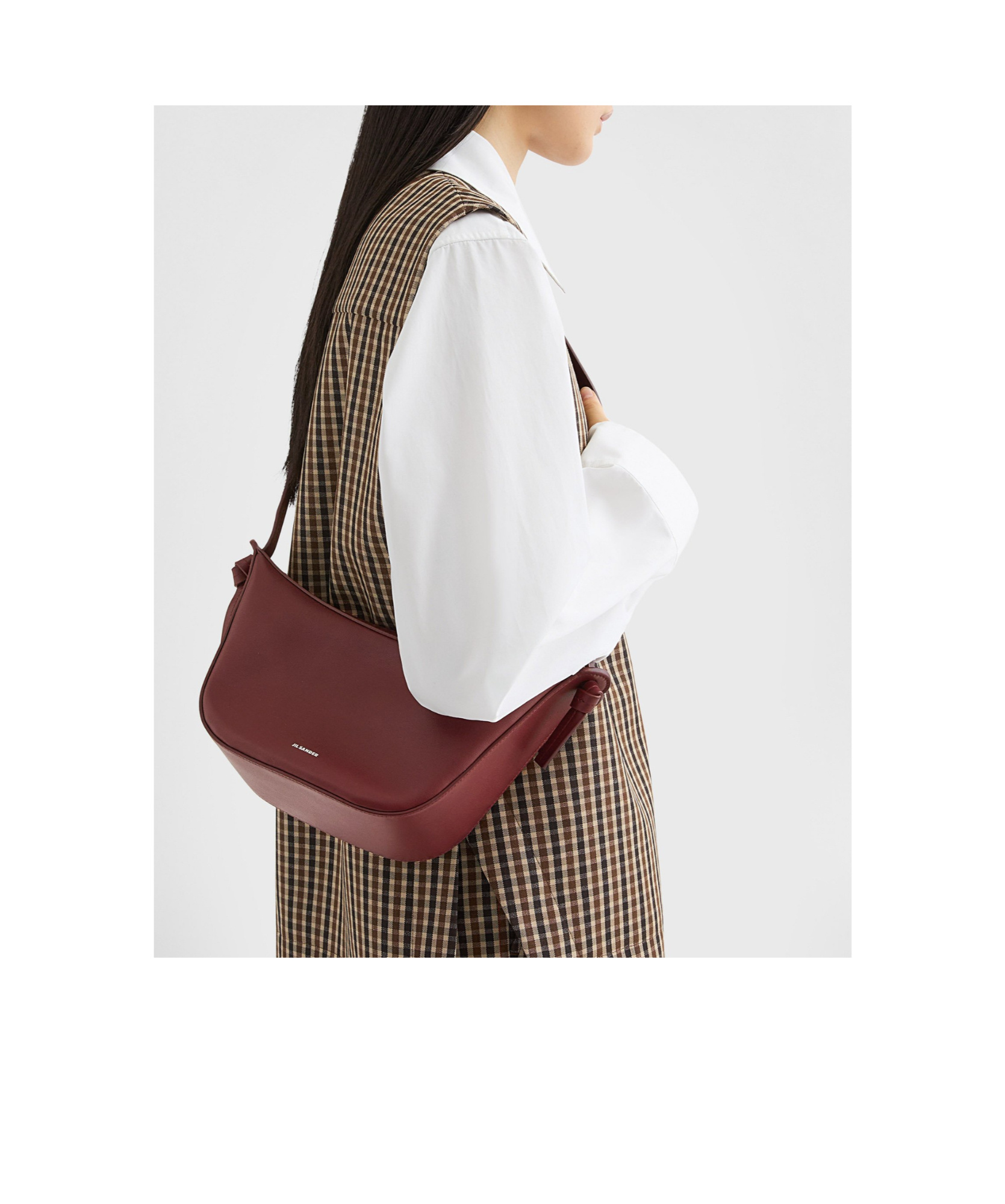Jil Sander Red Knot Small Shoulder Bag