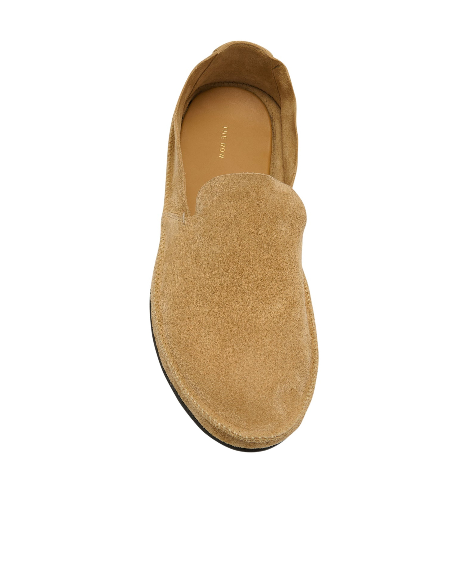 The Row Beige Tyler Loafers In Neutral