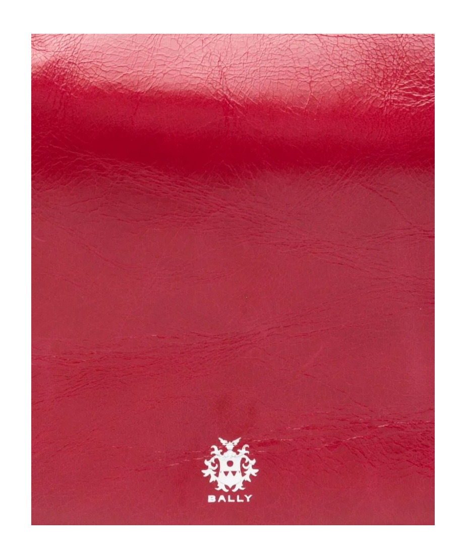 Bally Ring Handle Shoulder Bag In Red