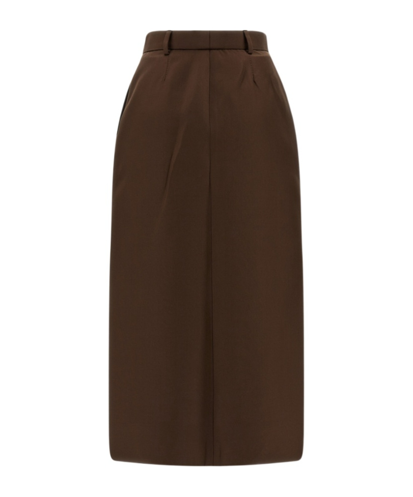 Brioni 'violante' Skirt In Brown