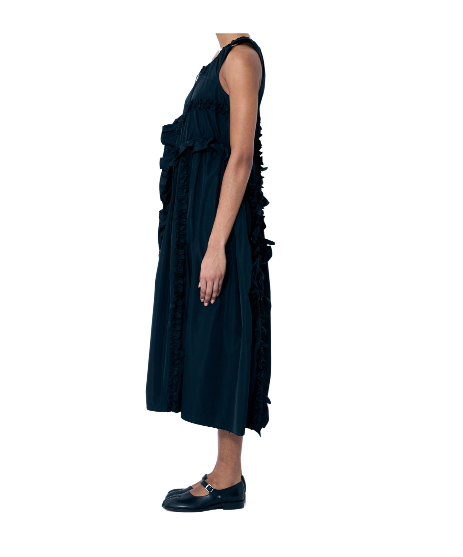 Cecilie�bahnsen Opal Midi Dress In Black