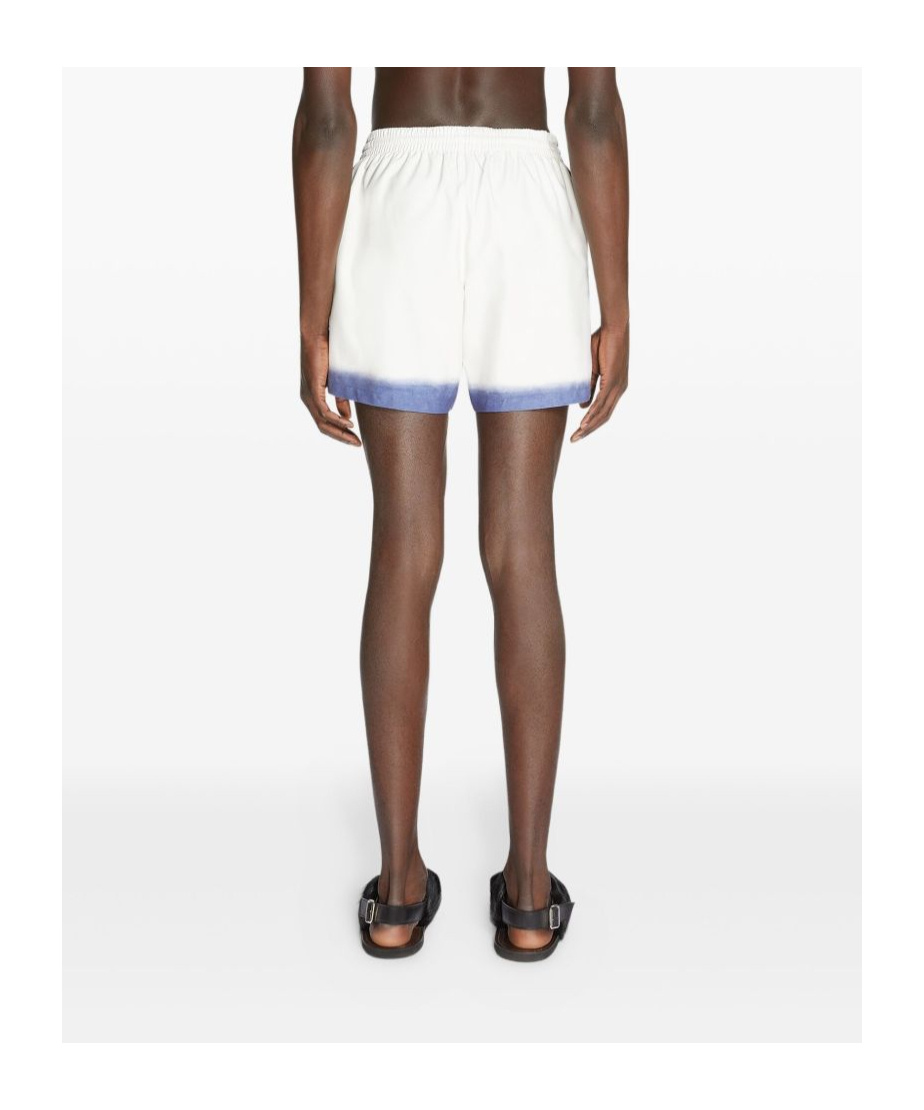 Dries Van Noten Printed Swimming Trunks In Blue