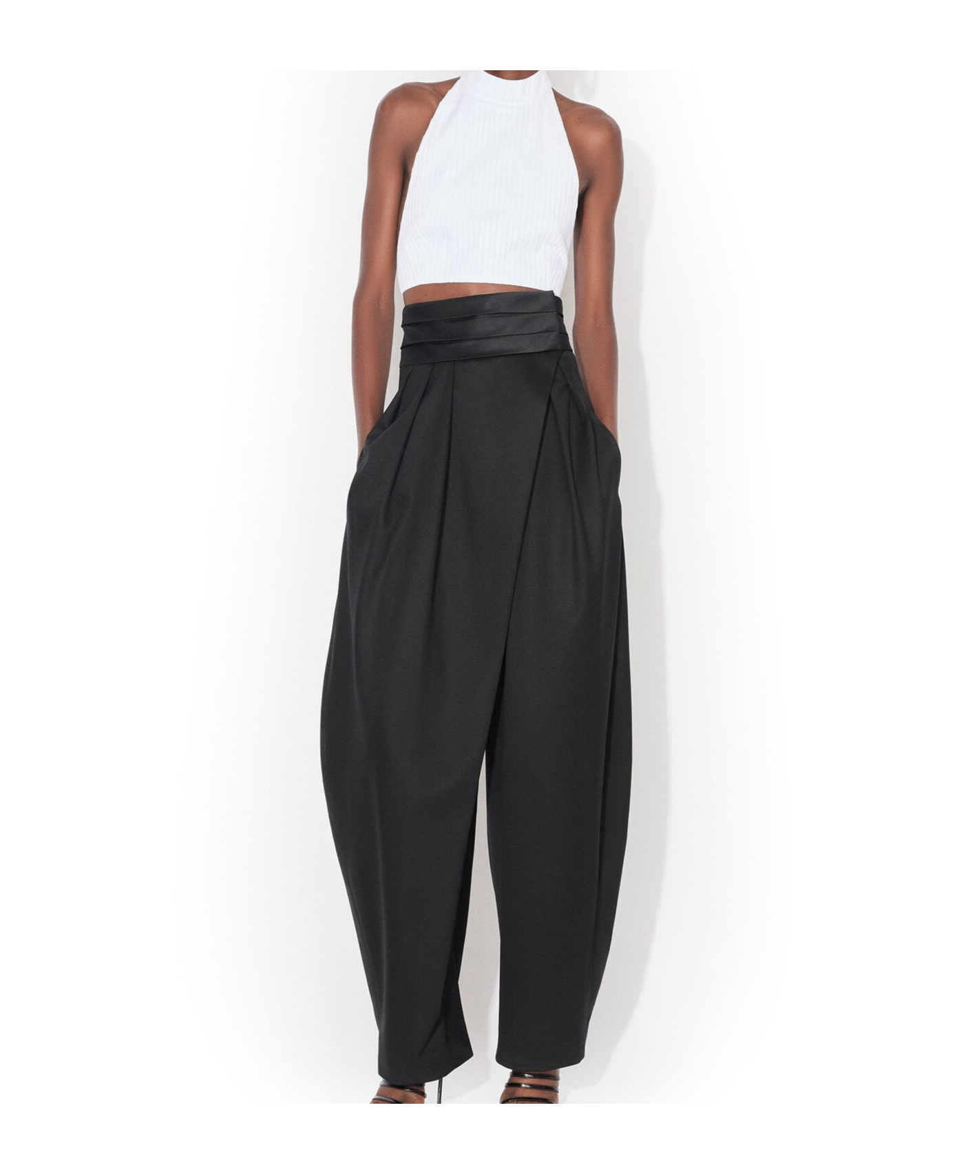 Alaïa Sleeveless Vest In Multi