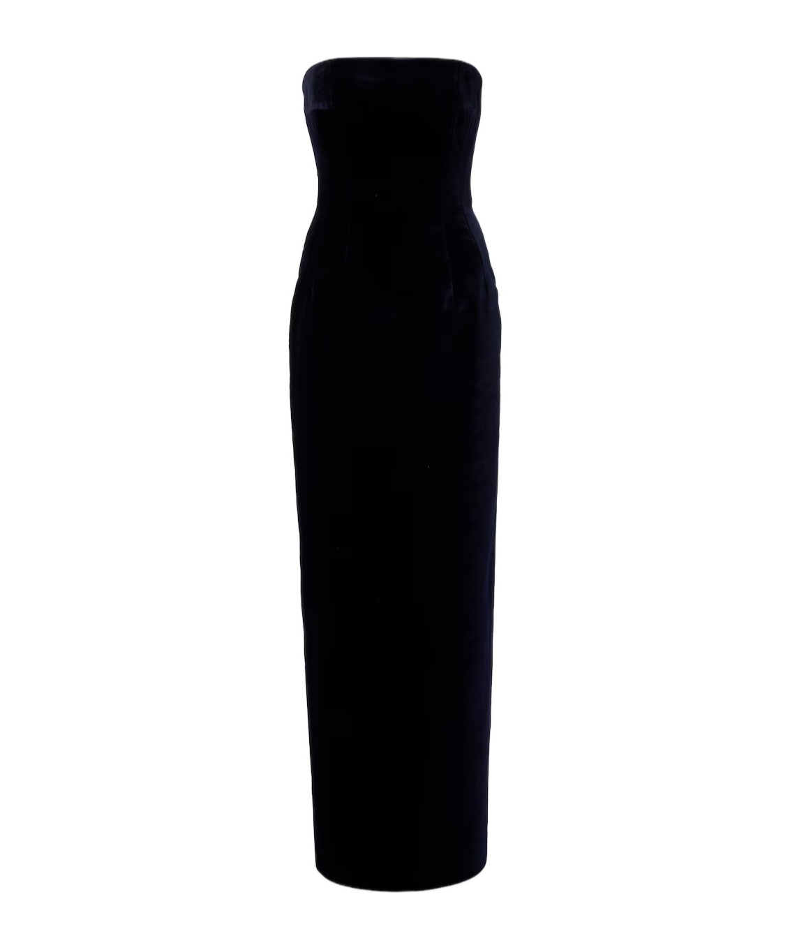 Emilia Wickstead Laelia Cotton Velvet Gown In Black