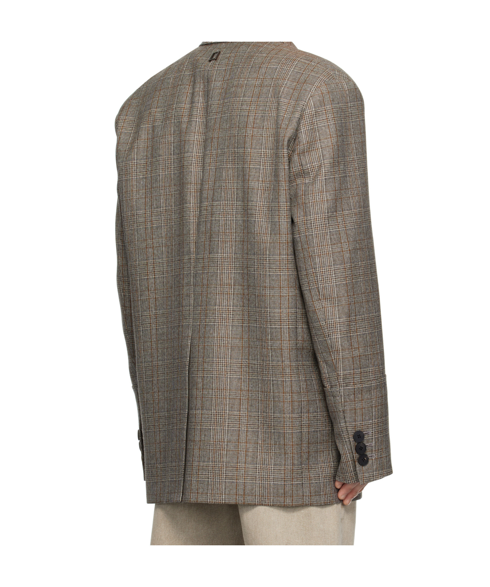 Wooyoungmi Long-sleeved Suit Coat In Gray
