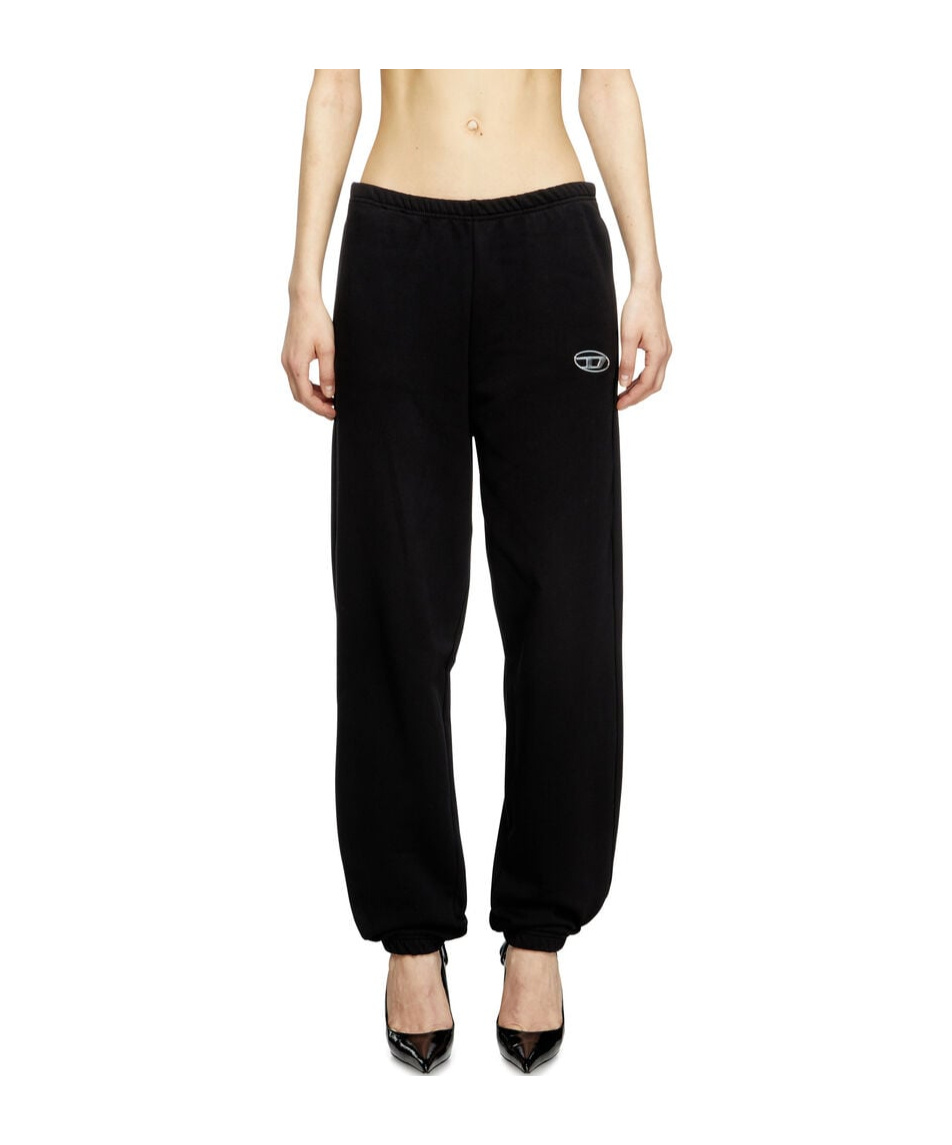 Diesel Straight Trousers With Elastic Waistband And Side Pockets