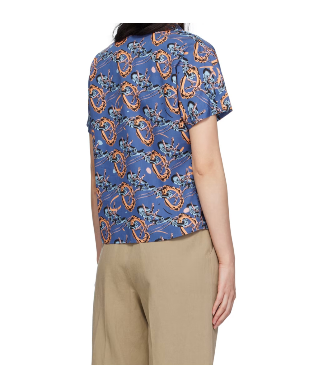 Apc Blue Brain Dead Edition Ross Shirt In Nude