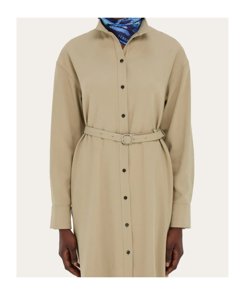 Ferragamo Patchwork Printed Silk Scarf In Blue