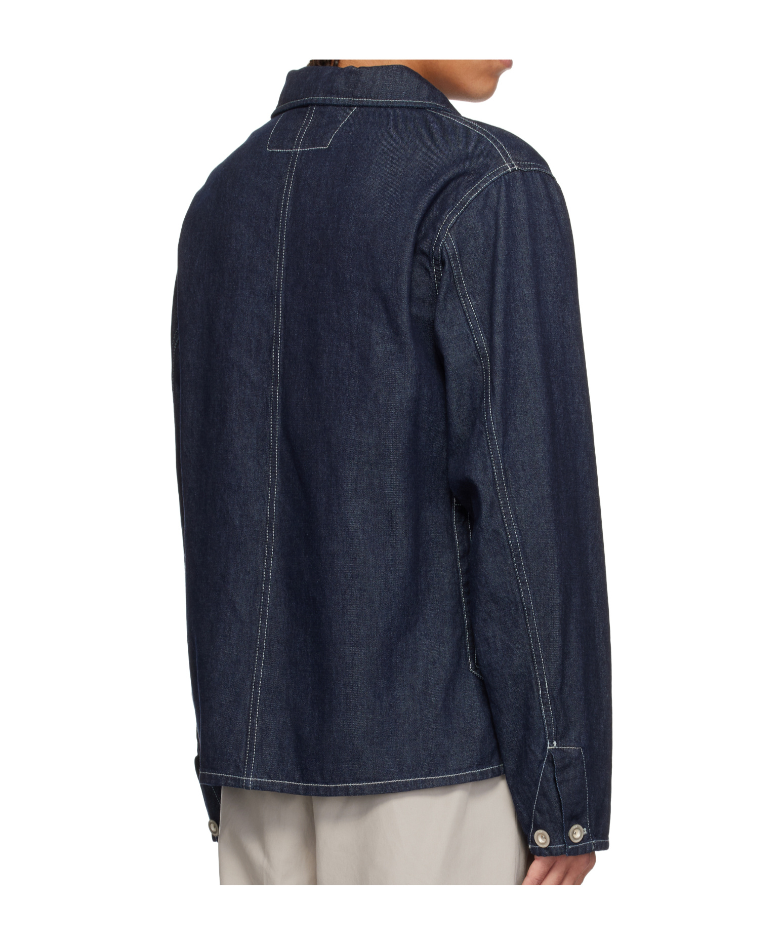 C.p. Company C.p.company Cotton Denim Jacket In Blue