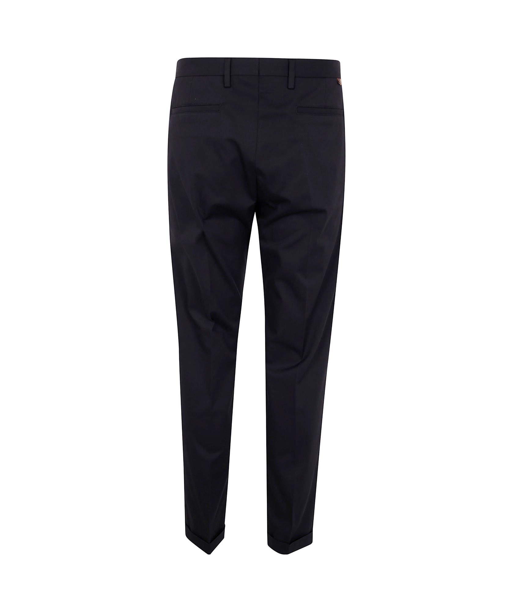 Paul Smith Mid-waist Tapered Casual Pants In Black
