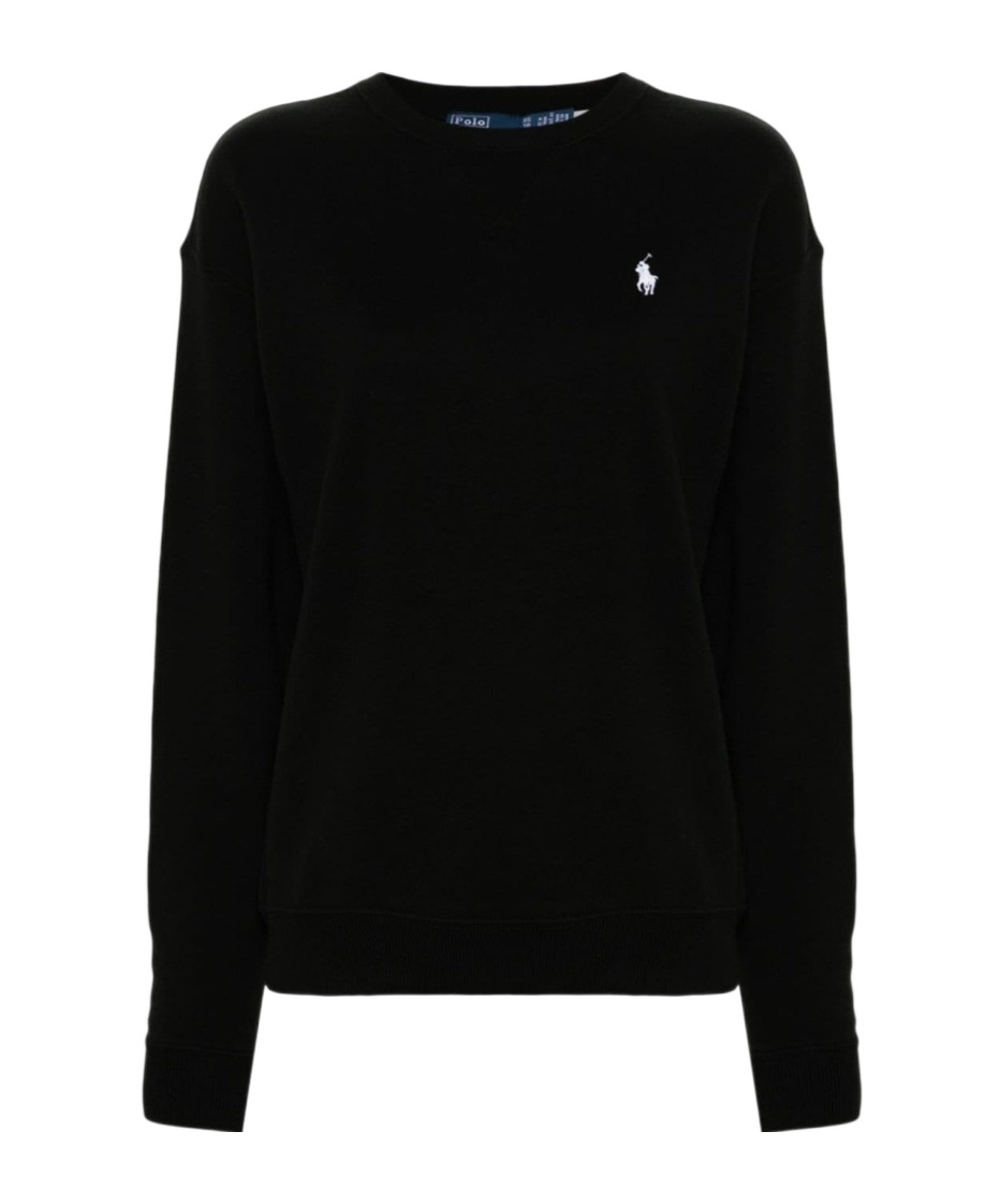 Shop Polo Ralph Lauren Polo Pony Sweatshirt In Black