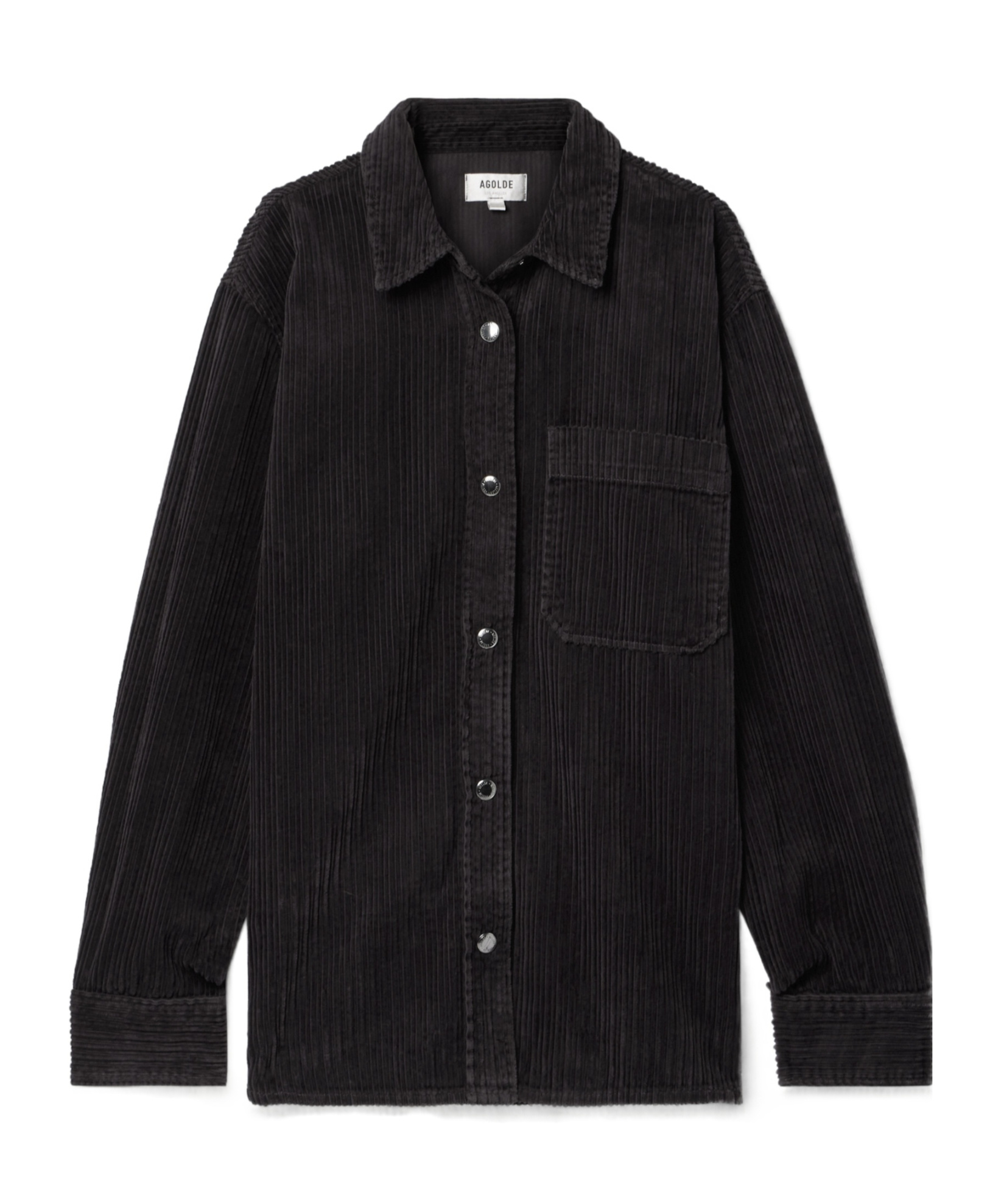 Agolde Long Sleeve Shirt In Black