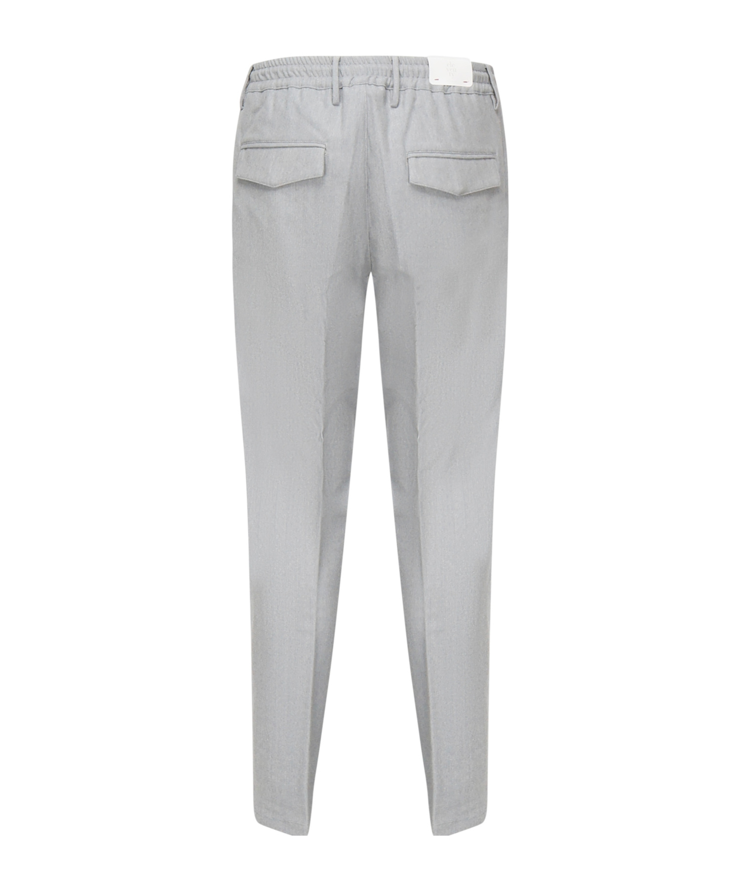 Eleventy Drawstring Waist Casual Pants In Gray