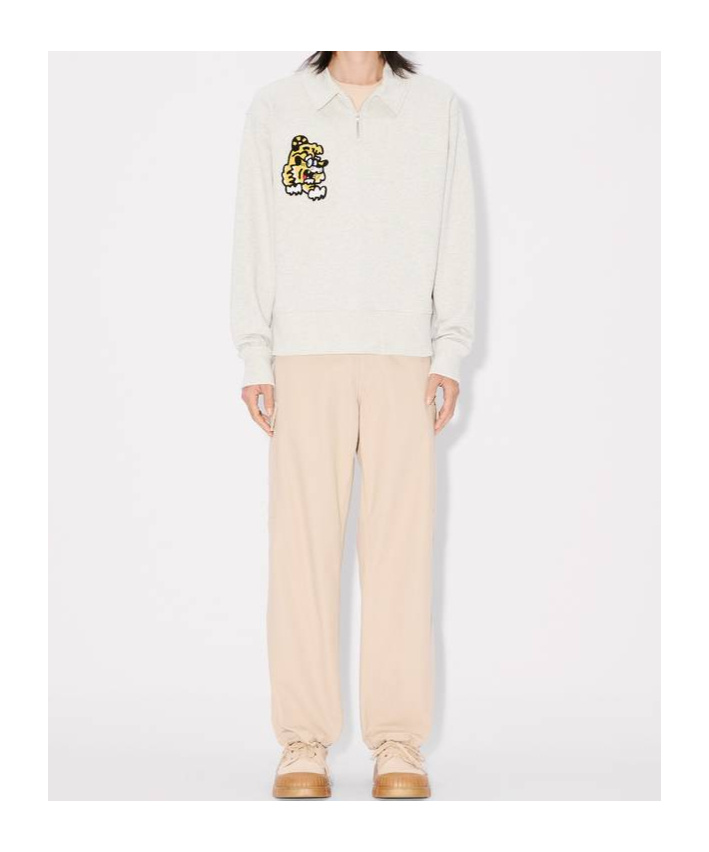 Kenzo Long-sleeved Sweater In White