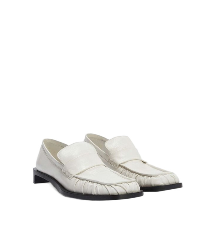 Shop Jil Sander Leather Loafers