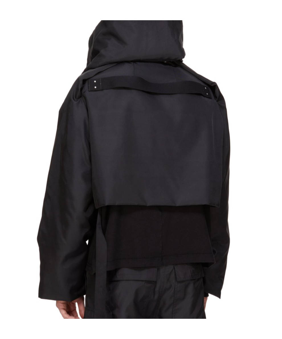 Rick Owens Drkshdw Cropped Bomber Jacket In Black