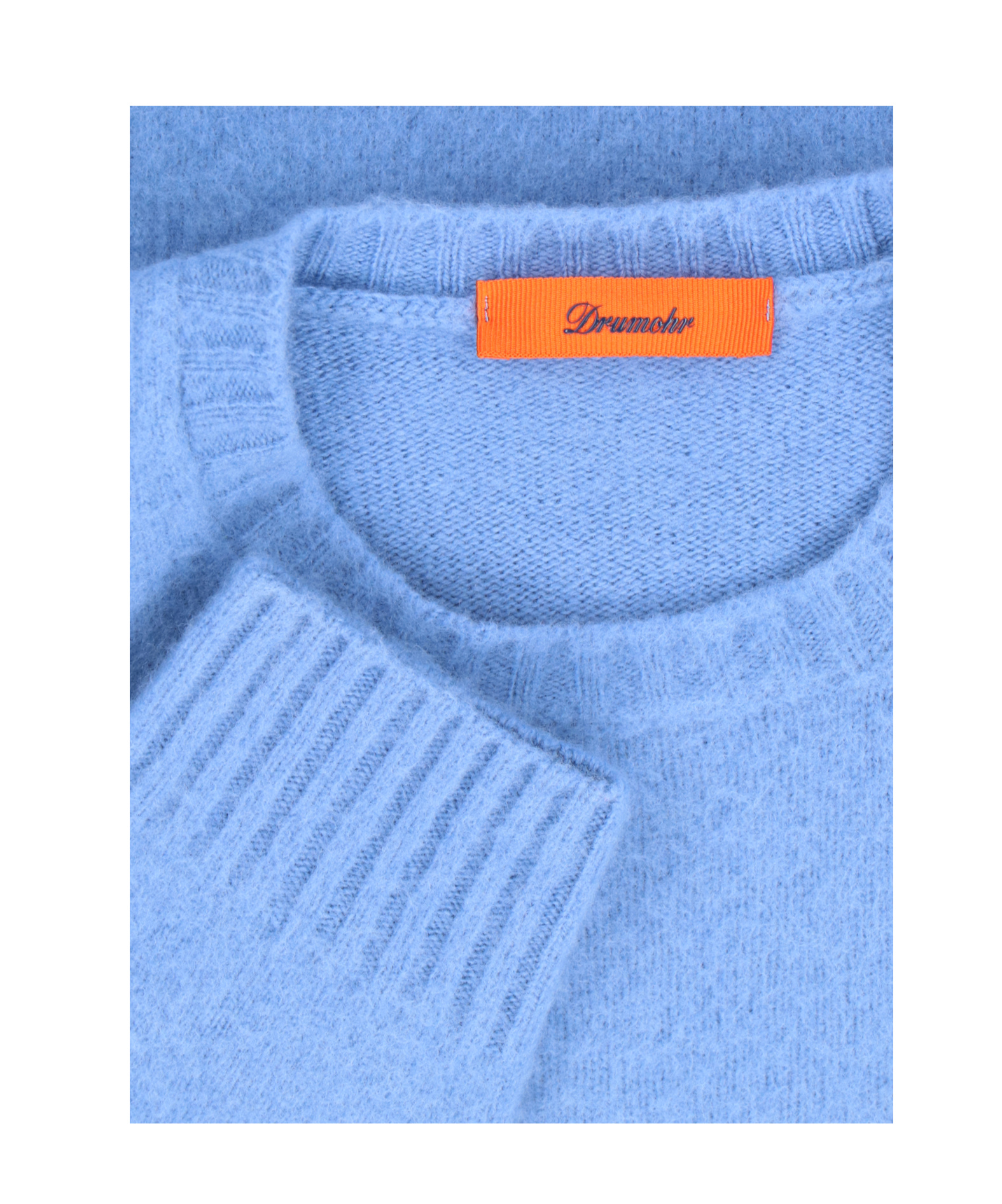 Drumohr Round Neck Sweater In Blue