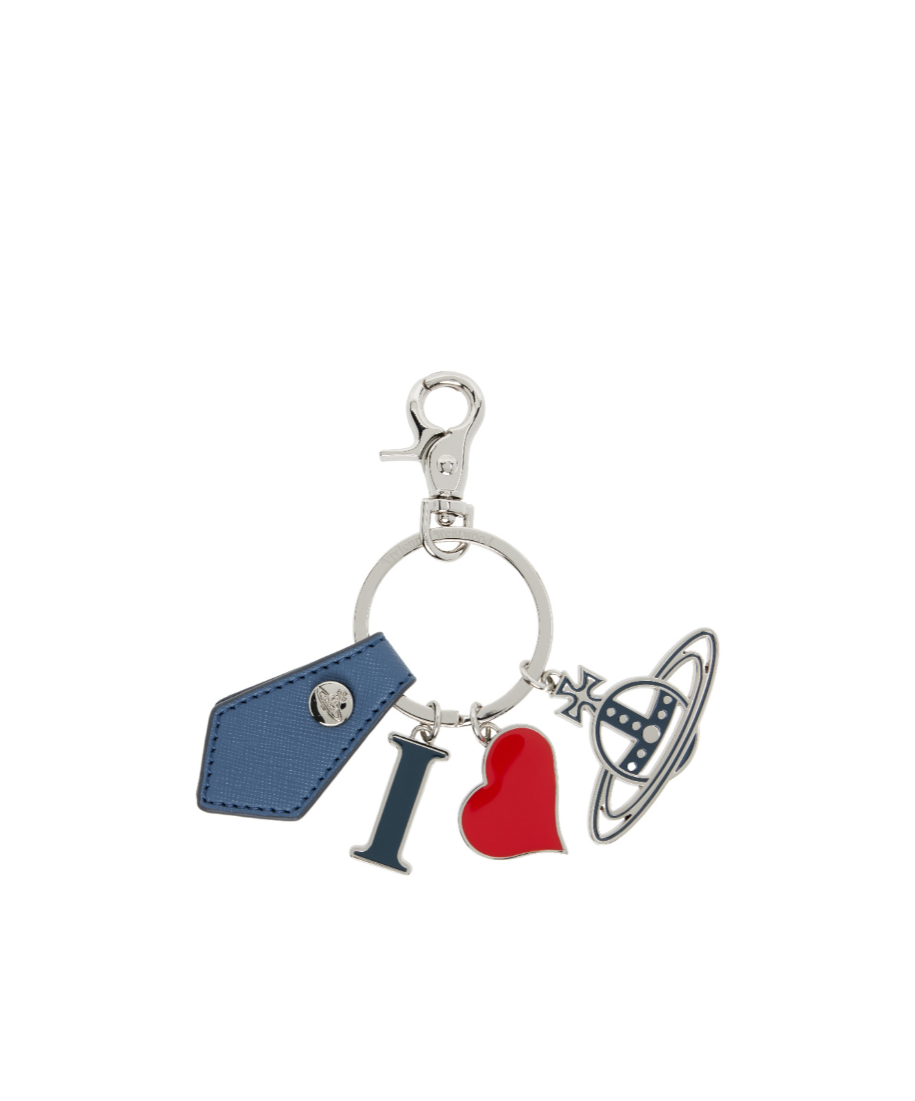 Vivienne Westwood I Love Orb Keychain In Multi