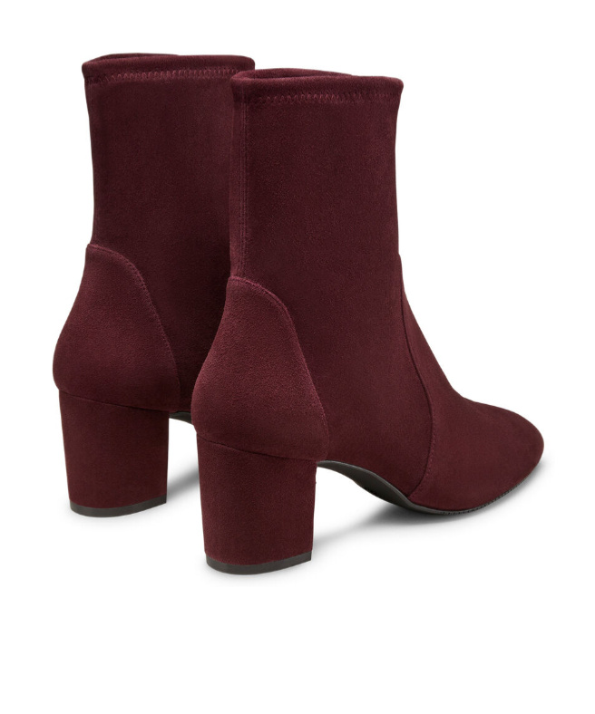 Stuart Weitzman Thick Heeled Short Boots In Brown