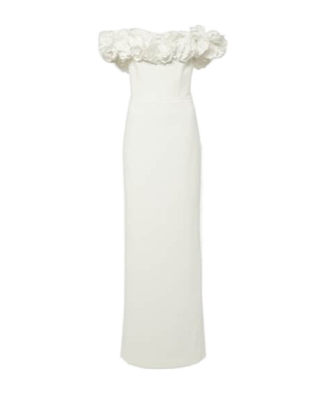 Rebecca Vallance Bridal Tessa Off-shoulder Gown In White