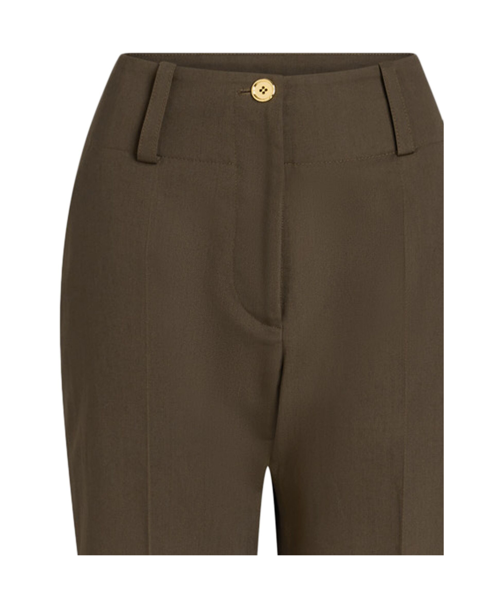 Patou Gabardine Trousers In Brown