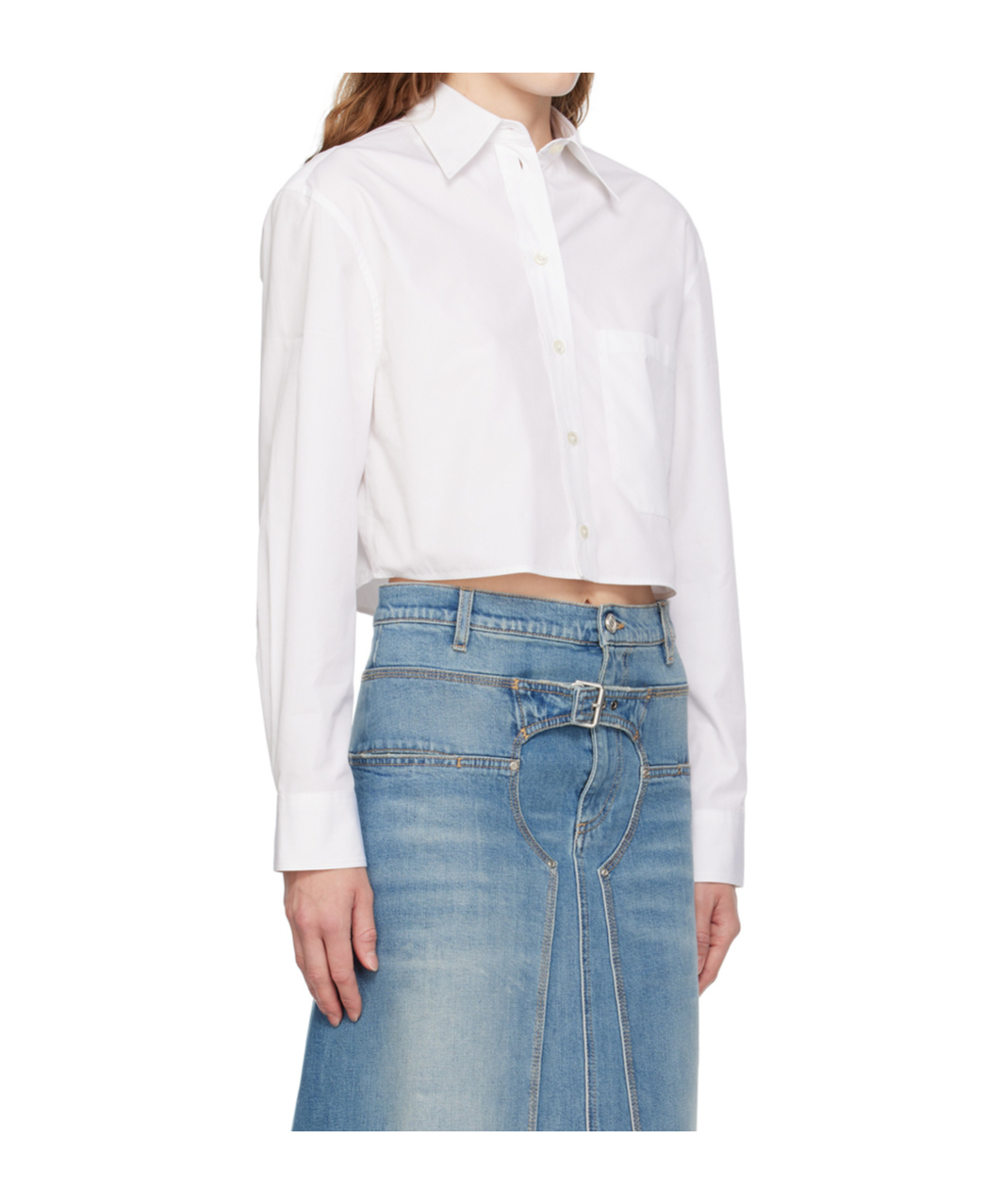 Stella Mccartney Lapel Shirt In White