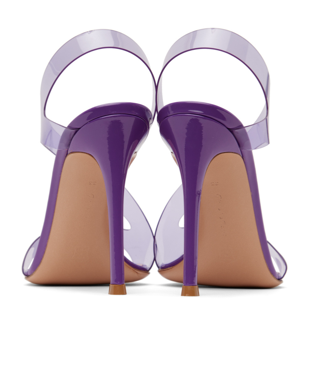 GIANVITO ROSSI METROPOLIS OPEN-TOED HEELS SANDALS