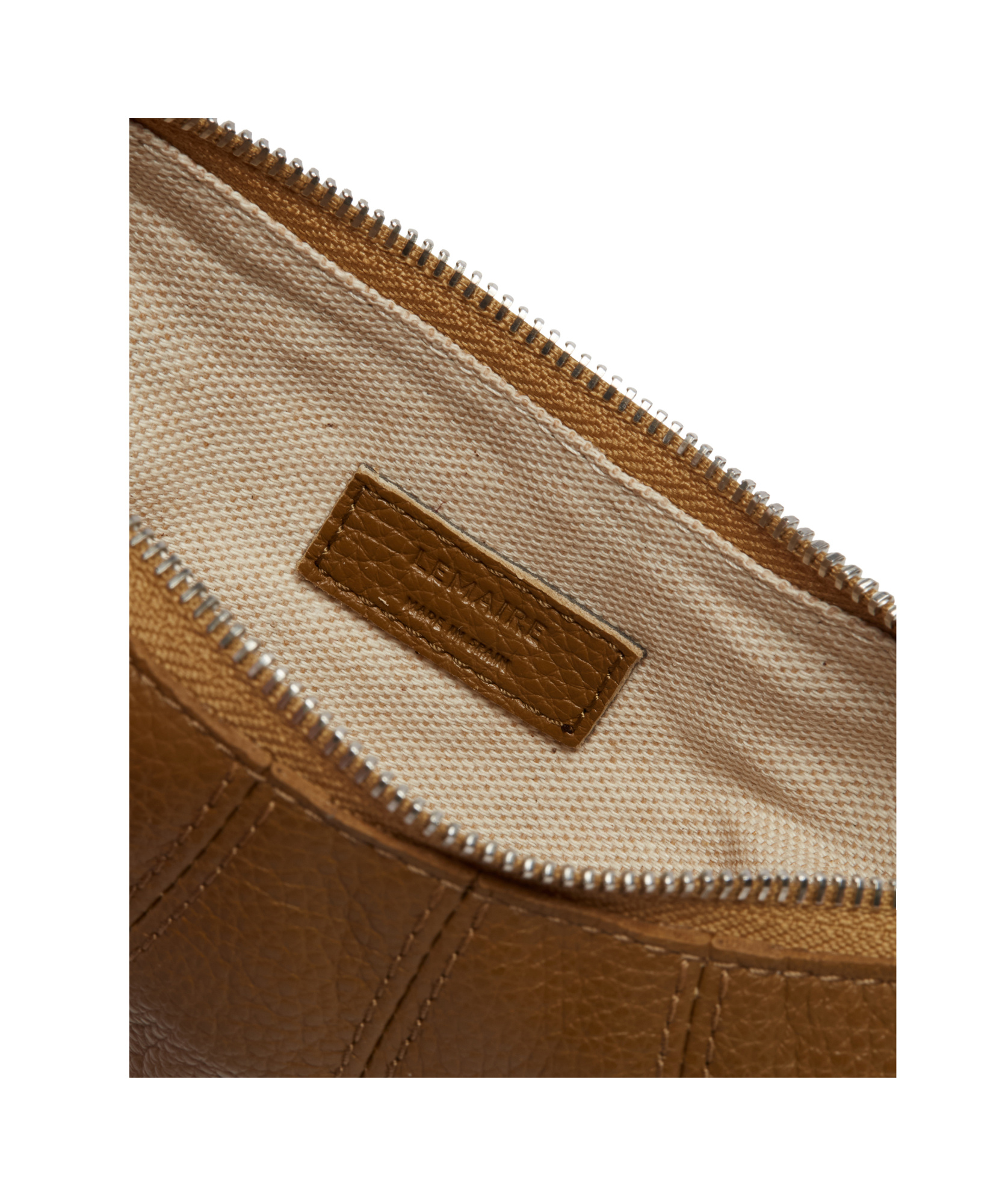 Lemaire Croissant Croissant Coin Purse In Brown