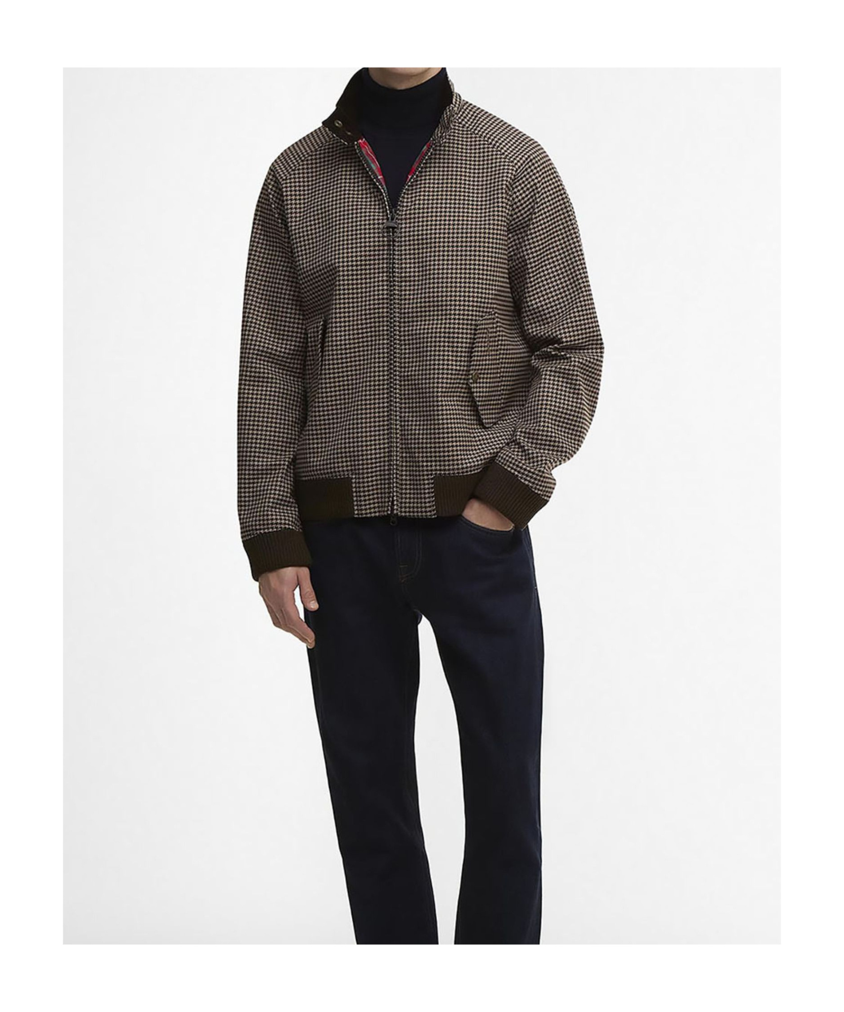 Barbour Baracuta X Porton Waterproof Waxed Jacket In Brown