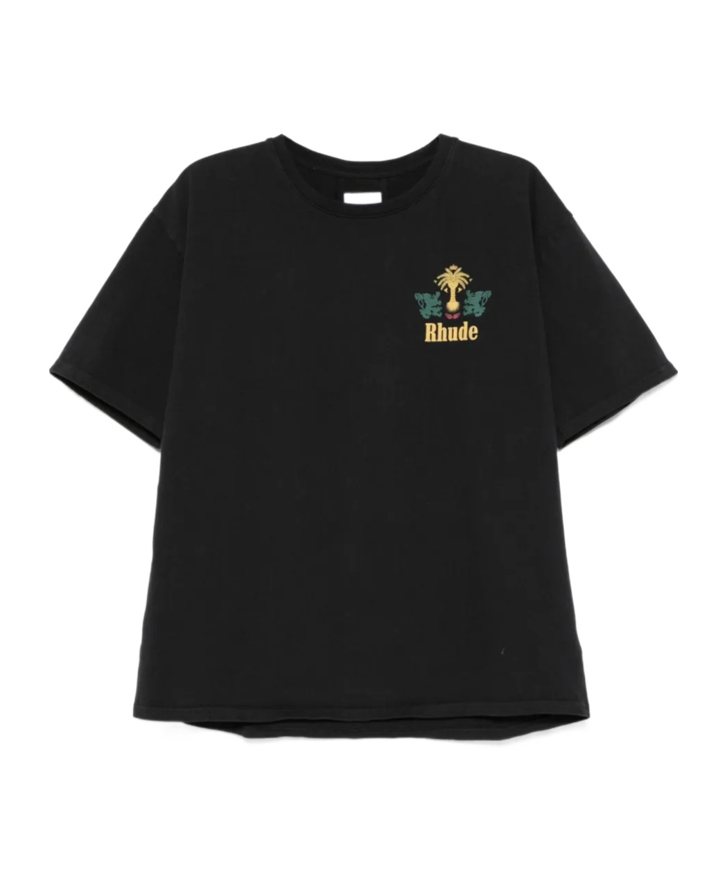Rhude Tobacco Logo-print Cotton-jersey T-shirt
