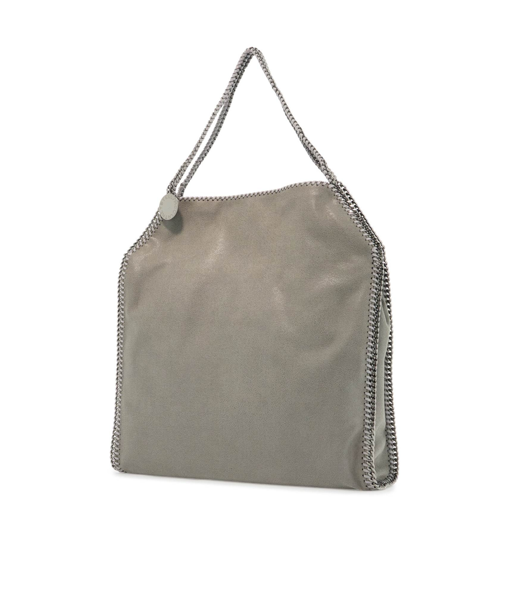 Stella Mccartney Shaggy Deer Tote Bag In Gray