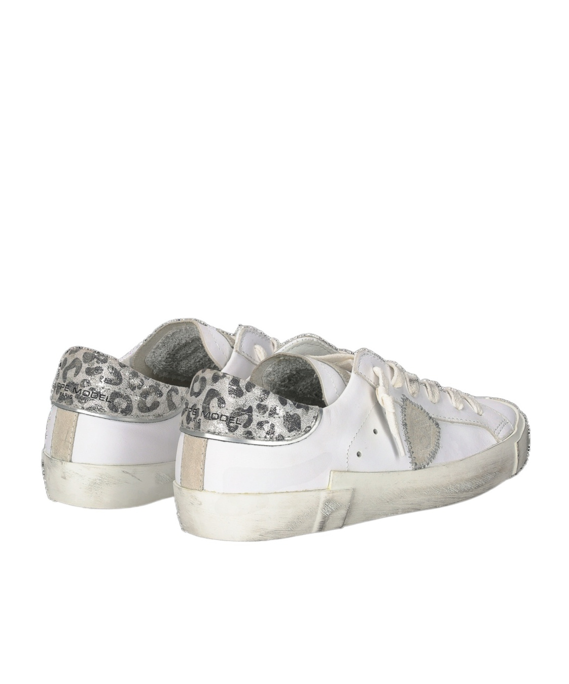 Philippe Model Prsx Leather Sneakers In White