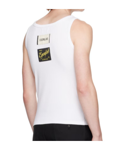 Egonlab Round-neck Vest In White