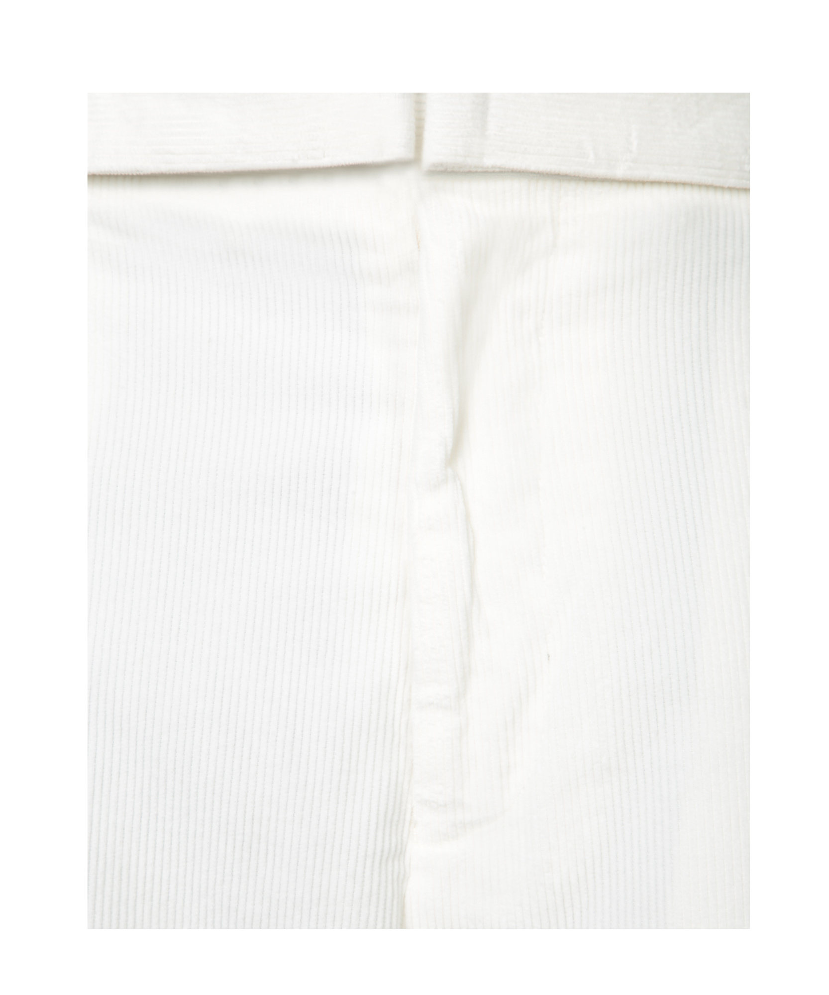 Officine Generale Owen Velvet Trousers In Ecru In White
