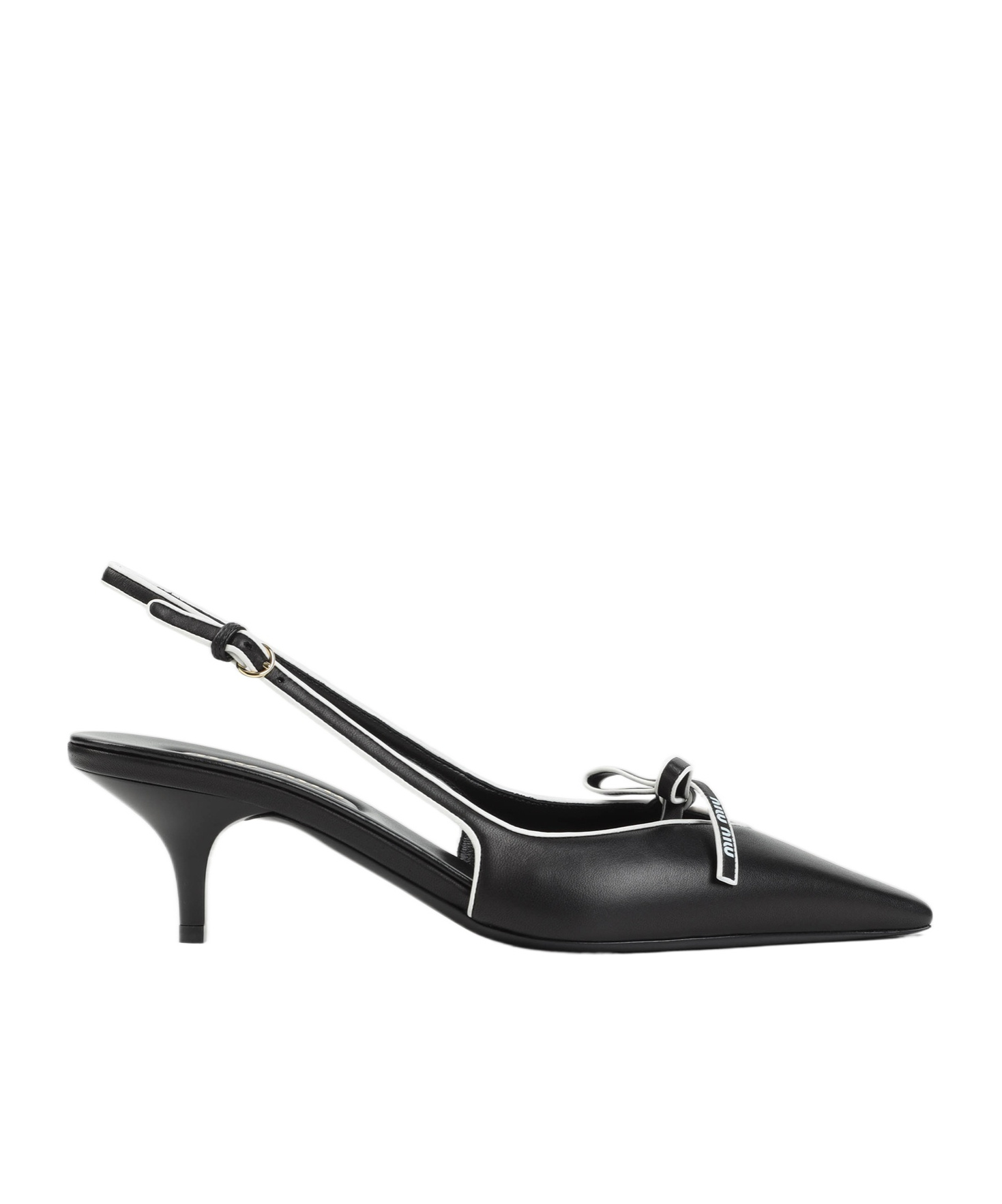 Shop Miu Miu Pointed High Heel Sandals