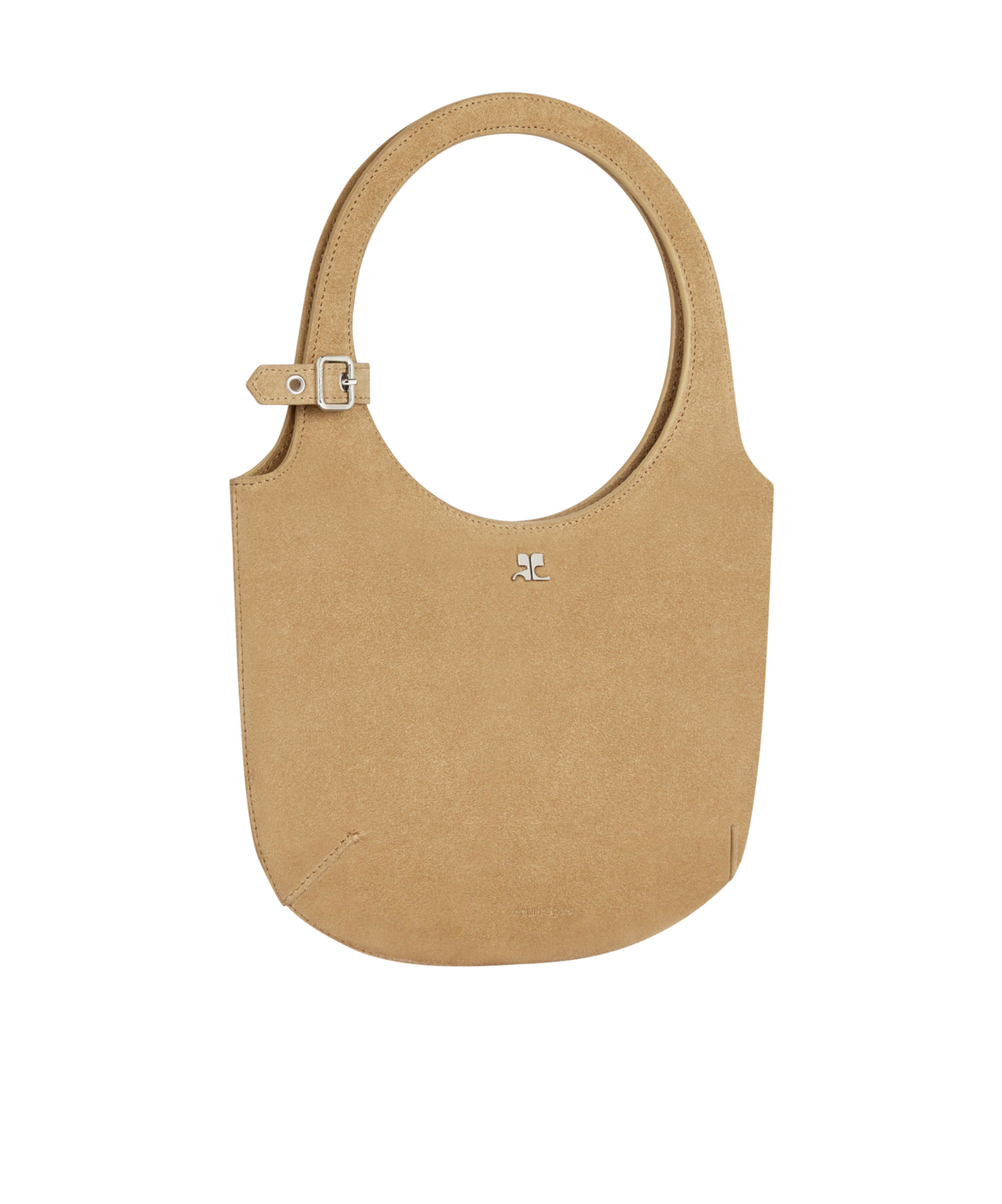 Courrèges Medium Holy Iced Shoulder Bag - Courreges - Leather - Yellow In Nude