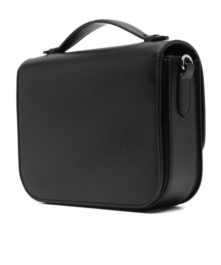 Stella Mccartney Logo-studded Mini Bag In Black