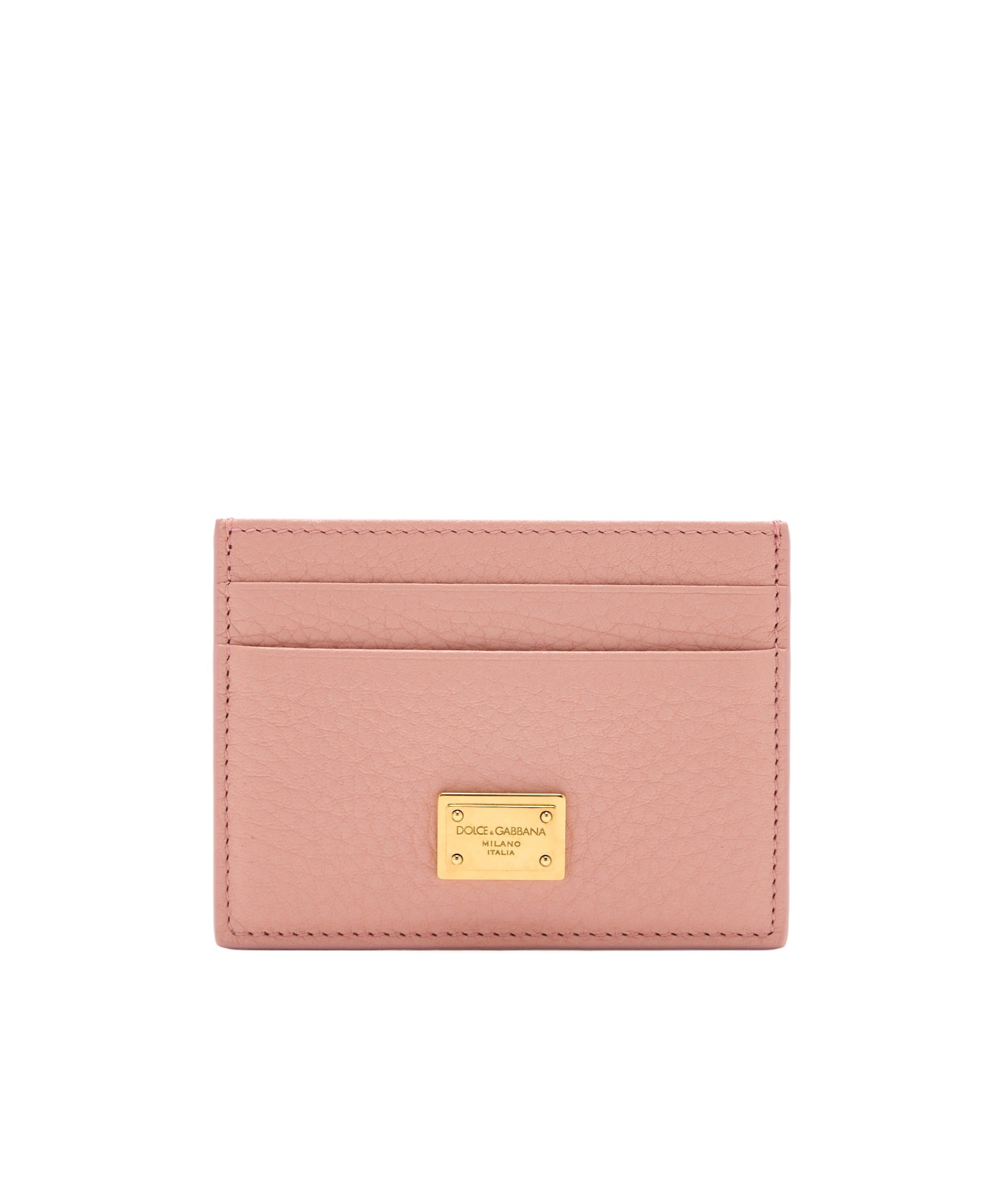 Dolce & Gabbana Logo Card Holder In Pink