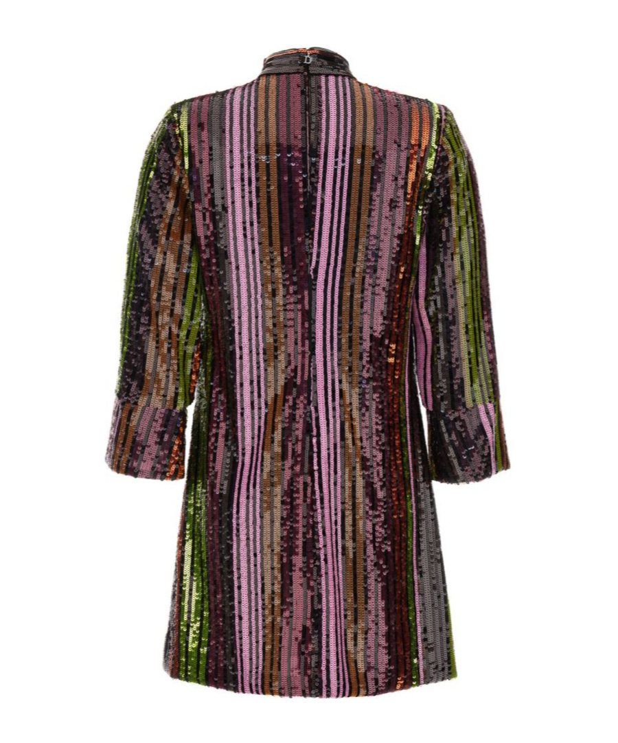 Dsquared2 Disco Queen Sequin-embellished Minidress In Black