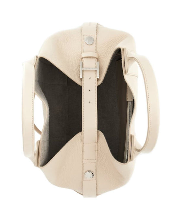 Shop Hogan Script Tote Bag In Nude