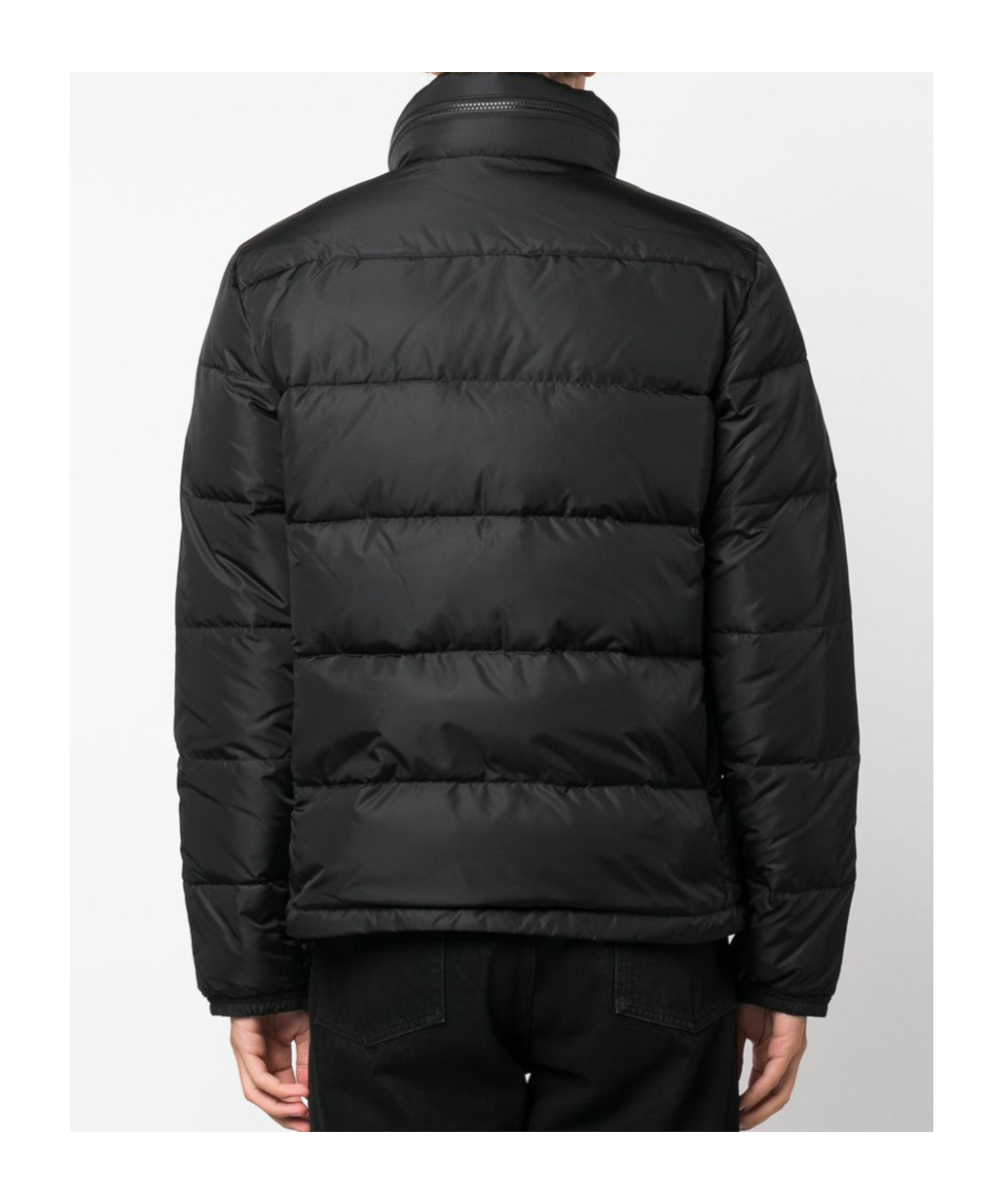 Aspesi Giub. Pocoelastico Puffer In Black Polyamide In Black