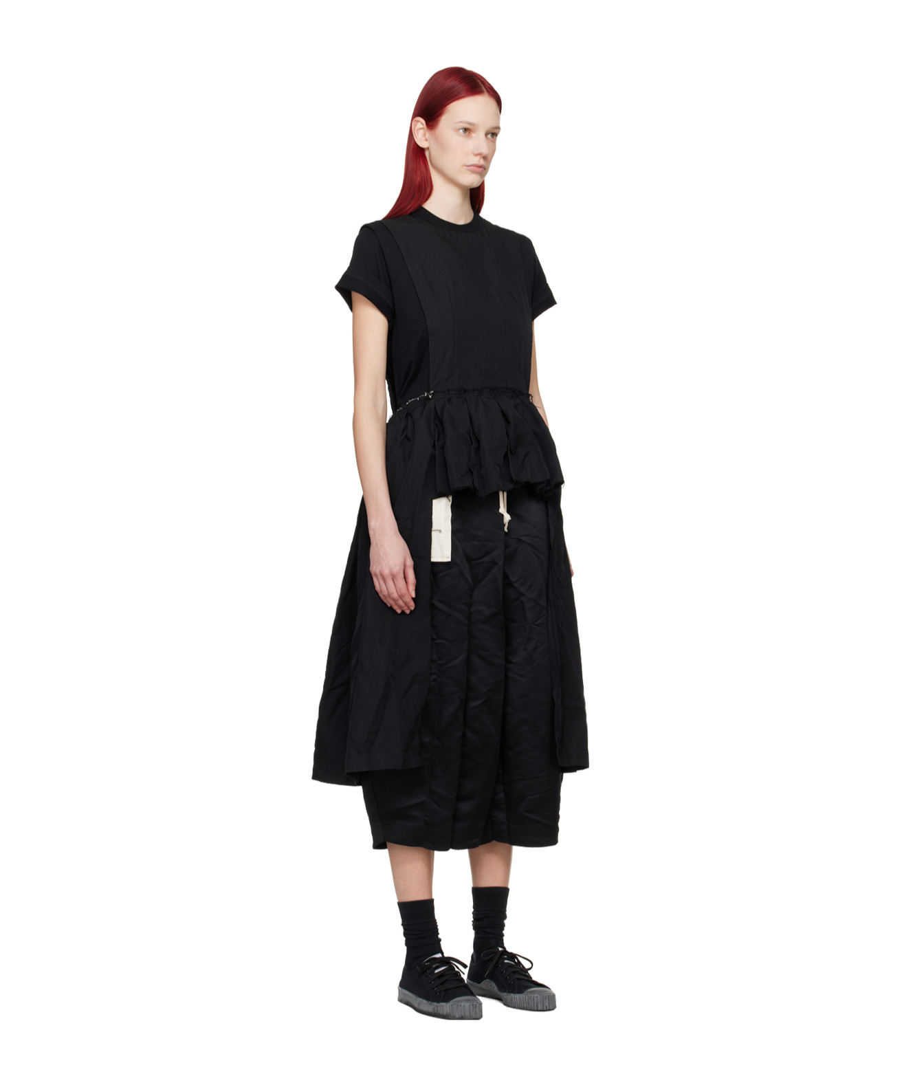 COMME DES GARÇONS CUT-OUT MIDI DRESS 